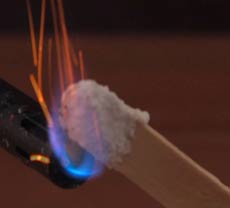 Magnesium Powder Burns In Air To Give